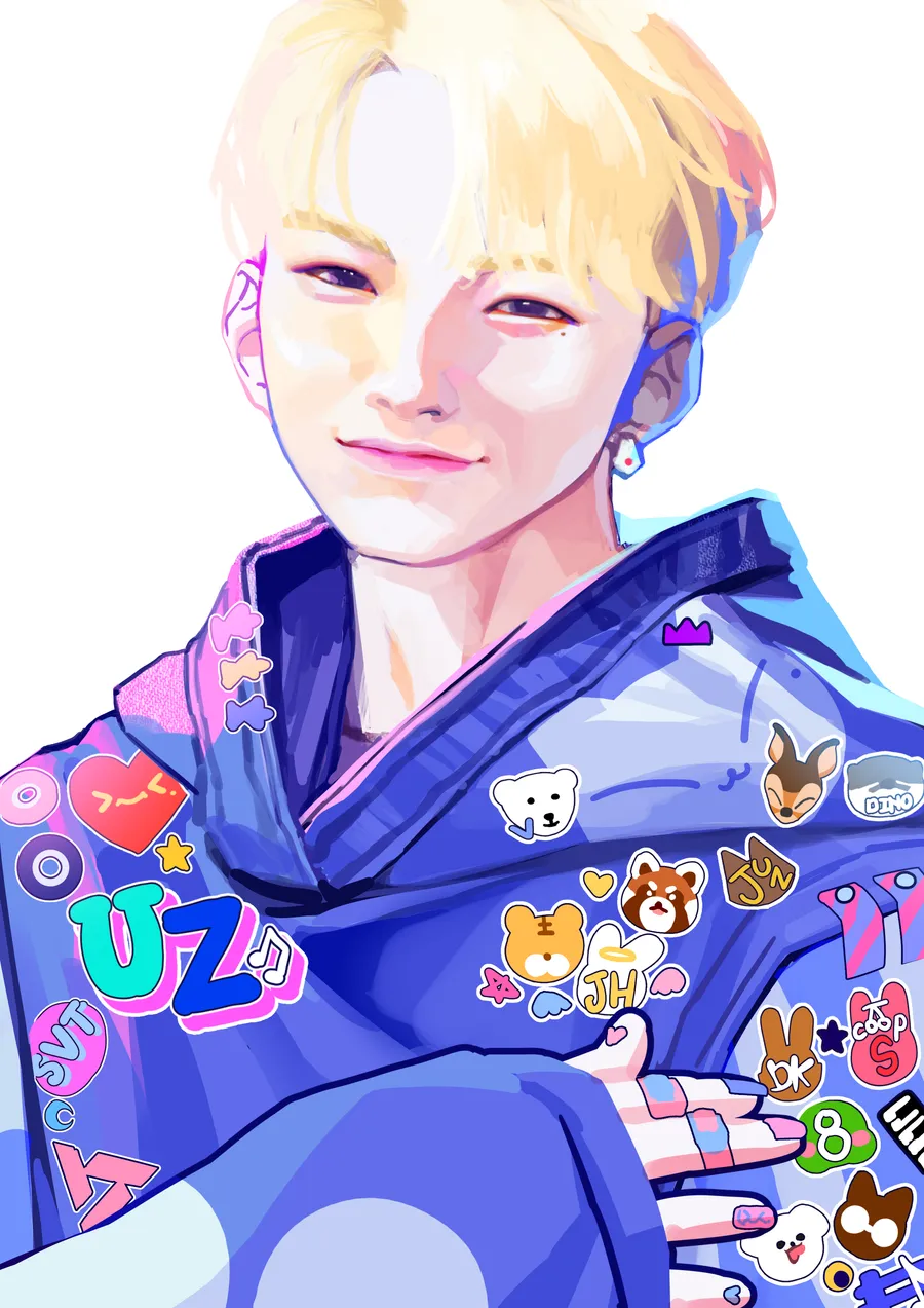 마사전 — 팬아트_세븐틴 우지